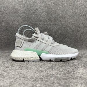 Adidas POD-S3.1 B37458 Women’s Size 5.5 Gray Green Athletic Running Shoes Used